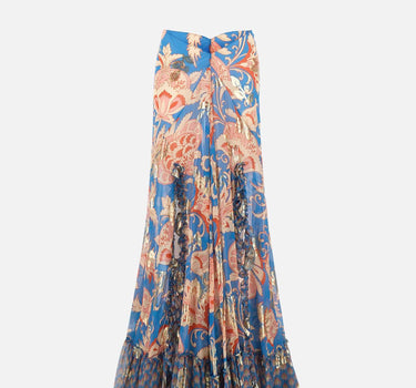 Gonna in seta con motivo paisley floreale WRFA0197 99SAA86X0882 ETRO 