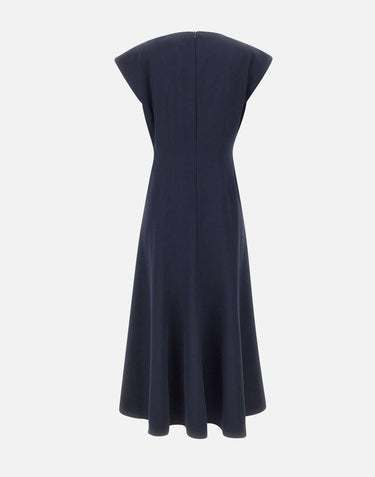 Abito midi a trapezio RZ16445 NAVY NISSA 