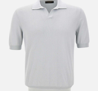 Polo skipper in cotone egiziano 57186 18170050 GRAN SASSO 