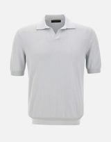 Polo skipper in cotone egiziano 57186 18170050 GRAN SASSO 