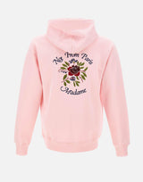 Felpa con cappuccio "Slogan Rose" HO169 CO127LPI DROLE DE MONSIEUR 