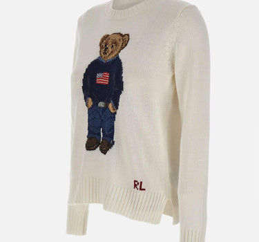 Maglia "Polo Bear" in cotone e lino 211978359 001 POLO RALPH LAUREN 