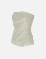 "Alexa" top in lino FFC22 WHT FAITHFULL THE BRAND 