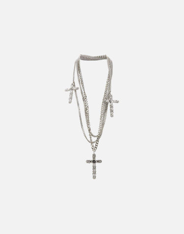 Collana multicatena con croci 4W237B N0993 BLUMARINE 