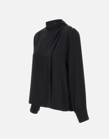 Blusa con sciarpa MF5281T4241 22222 LIU-JO 