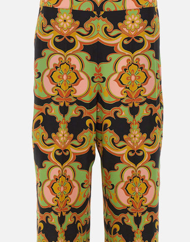 Pantaloni palazzo in seta WREA0014 AKI44X0812 ETRO 