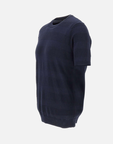 Maglia in cotone con lavorazione a righe 302421 038 KANGRA 