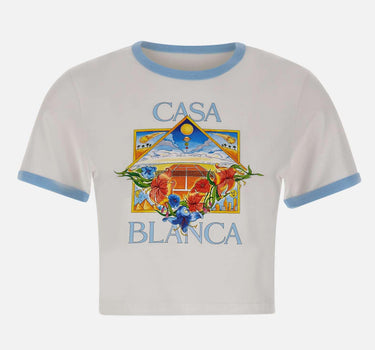 T-shirt "Tennis Landscape" WSS26JTS010 03 CASABLANCA 