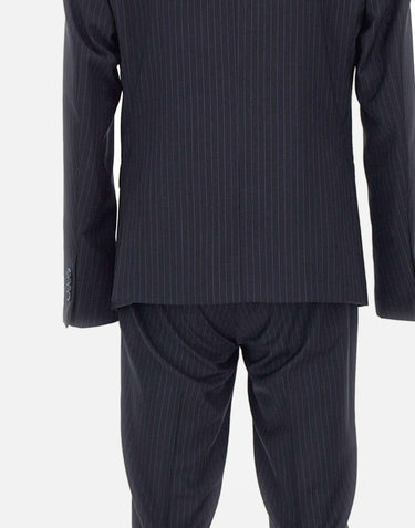 Abito gessato in lana vergine U5001 A562350 UNGARO 