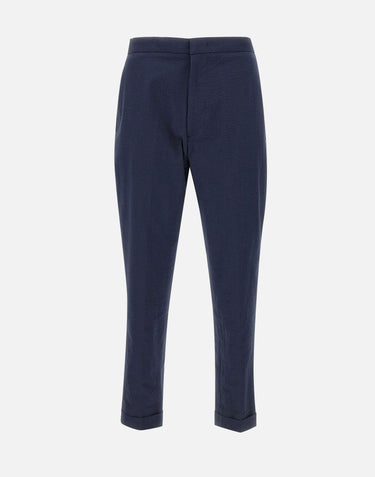 Pantaloni  "Joseph Seersucker" S25MTLG455R DARKNAVY OFFICINE GENERALE 