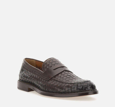 Mocassini "Straw" in pelle DU3266PHOEUY195 TM00 DOUCAL'S 