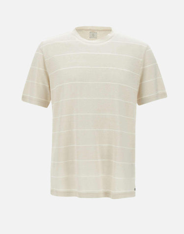 T-shirt in lino e cotone K75TSHK12 TES0K03702 ELEVENTY 