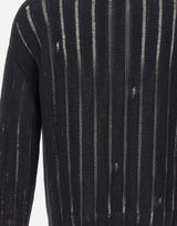 Maglia girocollo destroyed S6LAMAKN030 110 LANEUS 
