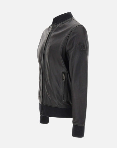 Giacca in pelle "Landmark bomber" 106128 BLACK BELSTAFF 