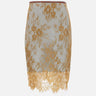 "Brownish green contrast lace skirt" BQ005 BROWNISHGREEN JACQUES WEI 