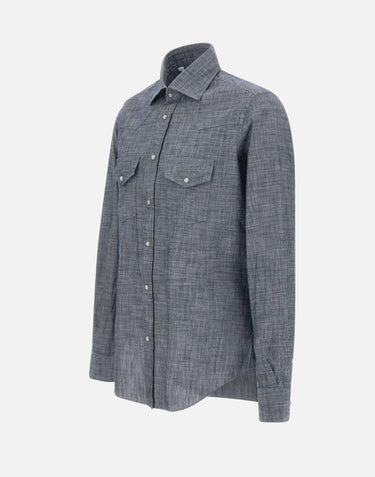 Camicia "Iconic" X75CAMA09 TES0I18519N ELEVENTY 