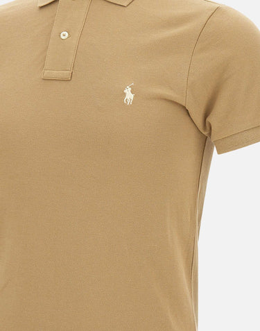 Polo "Mac" in cotone piquet 710536856 379 POLO RALPH LAUREN 