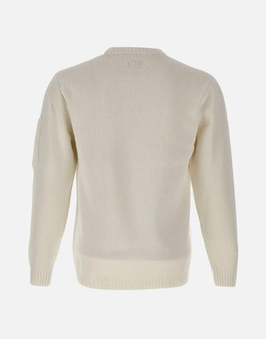 "Cotton Chenille Crewneck Sweater" 19CMKN017A 005558G103 C.P. COMPANY 