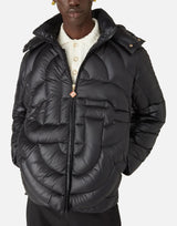 "Monogram Quilted Nylon Puffer Jacket" MAW25OT140 01 CASABLANCA 