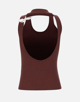 Top a maglia "C-Logo" COPML214Y3025 BRW COPERNI 