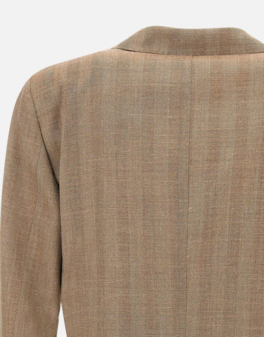 Blazer  in lana, seta e lino 3803M 53C SANTANIELLO 
