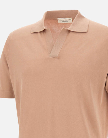 Polo in crepe di cotone PL0MCSK CR14R300 FILIPPO DE LAURENTIIS 