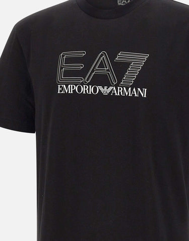 T-shirt "Visibility" in jersey di cotone 7M001307 AF10375UC001 EA7 