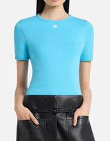 T-shirt "Signature Contrast" 125JTS017JS0203 7027 COURREGES 