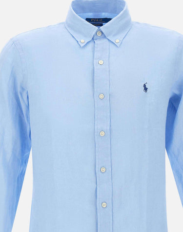 Camicia "Classics" in lino 710966294 008 POLO RALPH LAUREN 