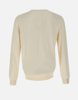 Pullover girocollo monocromatico in cotone AH1985 70V LACOSTE 