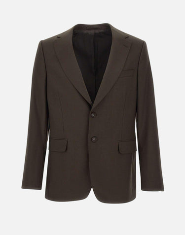 Blazer "Giovanni" in lana W24MTLG401 COFFEE OFFICINE GENERALE 