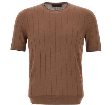 Maglia in seta a maniche corte 43116 23510168 GRAN SASSO 