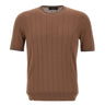 Maglia in seta a maniche corte 43116 23510168 GRAN SASSO 