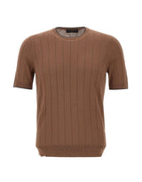 Maglia in seta a maniche corte 43116 23510168 GRAN SASSO 