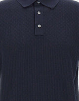Polo in cotone a punto quadretto PL1MC CR14Q890 FILIPPO DE LAURENTIIS 