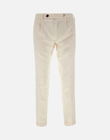Pantaloni "Zeus P" in lino e cotone 24M19L80 04 MYTHS 