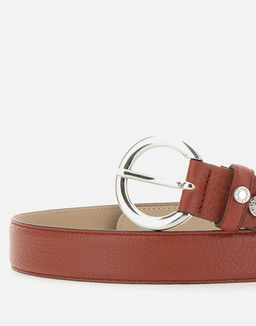 Cintura in pelle CN9903707 GRNBRICKRED GIANNI CHIARINI 