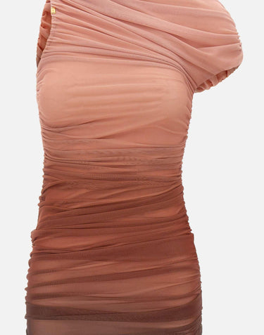 Abito in tulle dégradé AB93162E1 644 ELISABETTA FRANCHI 
