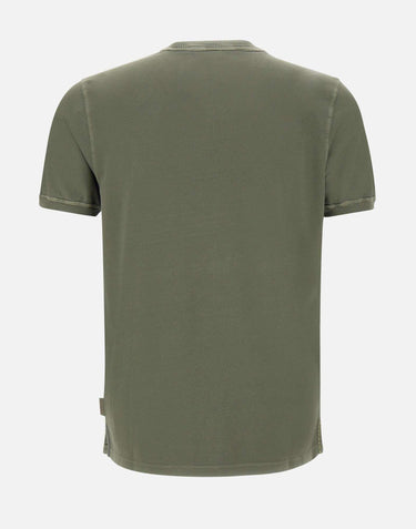 T-shirt "Disk" in cotone DISKR00460 MILITARE BOB 