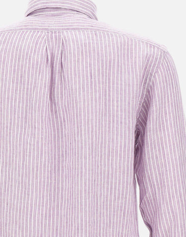 Camicia in lino a righe 710B15594 003 POLO RALPH LAUREN 