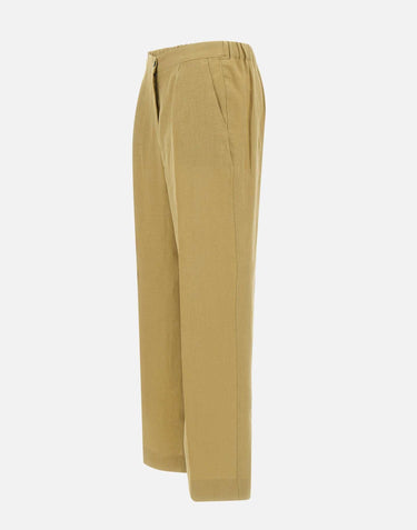 Pantaloni in lino P007P000494N 0A5 ELENA MIRO' 