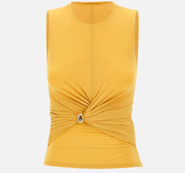 Top in jersey con dettaglio gioiello TO03761E2 EV4 ELISABETTA FRANCHI 