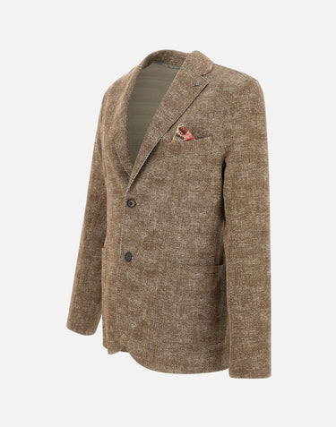 Blazer "Easy" in cotone EASYX485 T485NOCCIOLA BOB 