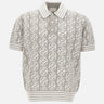 Polo "D Mirror Monogram" LPO219 VI040GY DROLE DE MONSIEUR 