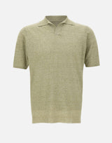 Polo in misto lino PL1MCSK LC14R560 FILIPPO DE LAURENTIIS 