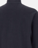 "Brushed and Emerized Diagonal Fleece Half Zip Sweatshirt" 19CMSS142A 006372G888 C.P. COMPANY 