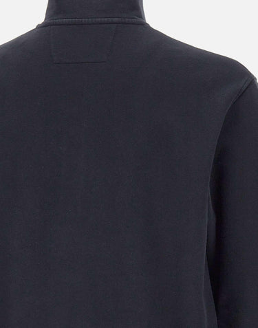 "Brushed and Emerized Diagonal Fleece Half Zip Sweatshirt" 19CMSS142A 006372G888 C.P. COMPANY 