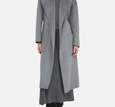 Cappotto in lana con cintura CF5283T4627 03243 LIU-JO 