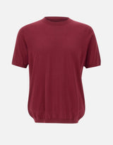 Maglia a maniche corte in misto seta e cotone 300421 375 KANGRA 