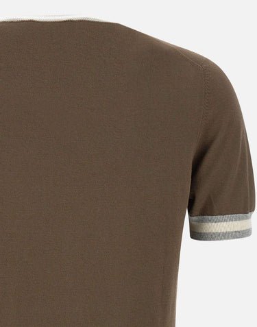 T-shirt  in maglia di cotone 57135 20671146 GRAN SASSO 